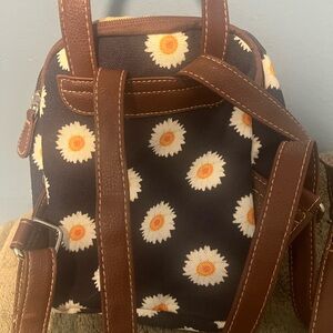 UNIONBAY Brown and Black Floral Backpack